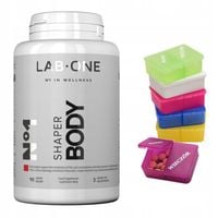 LAB ONE N°1 SHAPER BODY Spalacz tłuszczu DETOX Redukcja masy 90kaps +GRATIS