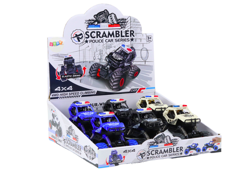 TERENOWE AUTKO POLICYJNE NAPĘD FRYKCYJNY 3 KOLORY 1SZT na Arena.pl