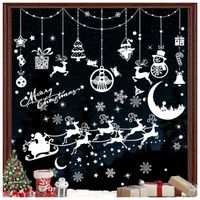 Naklejki Świąteczne na Okna Duży Zestaw Naklejek Świątecznych 100 szt