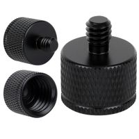 adapter tuleja redukcja 5/8" na 1/4" statywowa czarna statyw lampy 21 mm