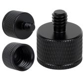 adapter tuleja redukcja 5/8" na 1/4" statywowa czarna statyw lampy 21 mm