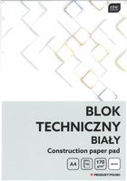 blok techniczny a4/10k biały 170g  a'10 0005
