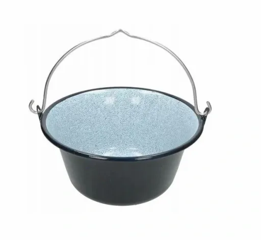 KOCIOŁEK WĘGIERSKI EMALIOWANY TRÓJNÓG GULASZ 14L zdjęcie 2