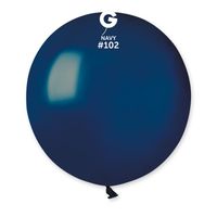 Balony pastelowe granatowy navy #102, 48 cm 50 szt.