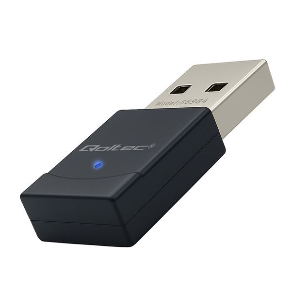 Qoltec Mini Adapter WiFi 6 AX 900Mbps USB Bluetooth 5.4 zdjęcie 8