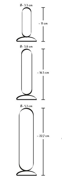 Dilda Z Przyssawką Z Komplet 3 Szt. zdjęcie 9