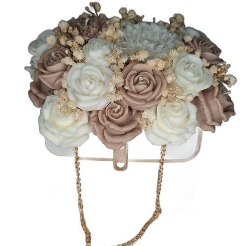 Flower Box Świece Sojowe Wieczny Bukiet Kwiat Prezent Urodziny Torebka na Arena.pl