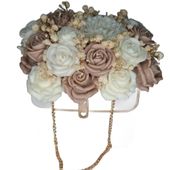 Flower Box Świece Sojowe Wieczny Bukiet Kwiat Prezent Urodziny Torebka