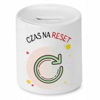 Skarbonka Informatyka Proramisty Czas Na Reset Z Nadrukiem Ze Zdjęciem