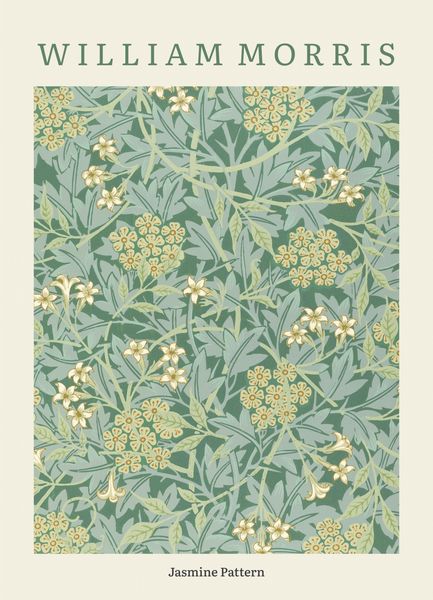 Plakat 13x18cm Design Jasmine Pattern 2, Morris Vintage do Salonu zdjęcie 2