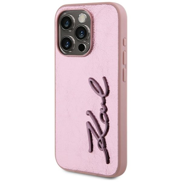 Etui Karl Lagerfeld do iPhone 15 Pro, Różowy zdjęcie 2