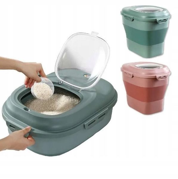 DUŻY POJEMNIK NA KARMĘ DLA PSA SKŁADANY SILIKON RÓŻOWY zdjęcie 14