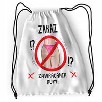 Plecak Śmieszne Sportowy Szkolny Worek Z Nadrukiem Ze Zdjęciem