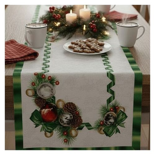 Bieżnik Abeto 50x150 DomoweTekstylia | WNA032 150 | Święta Boże Narodzenie na Arena.pl