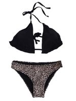 Kostium strój kąpielowy dziewczęcy dwuczęściowy w panterkę 152-158 YOCLUB