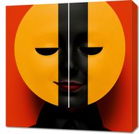 Obraz 60x60cm Dwie Twarze Rzeczywistości