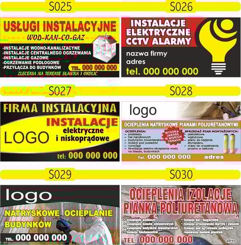 BANER elektromechanika wulkanizacja projekt 1x2m na Arena.pl