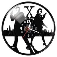 Zegar ścienny z płyty winylowej Archiwum X 327.14