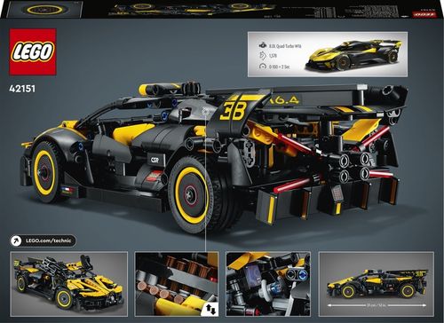 LEGO TECHNIC 42151 SAMOCHÓD WYŚCIGOWY BOLID BUGATTI AUTO SPORTOWE SPEED na Arena.pl