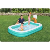 basen dmuchany dunk'n splash 251 x 168 x 102 cm bestway 54445