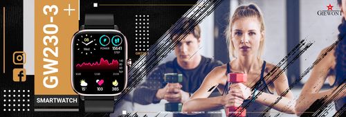 Smartwatch Giewont Dynamic SmartCall GW230-3 - Rose Gold/Black Effect na Arena.pl