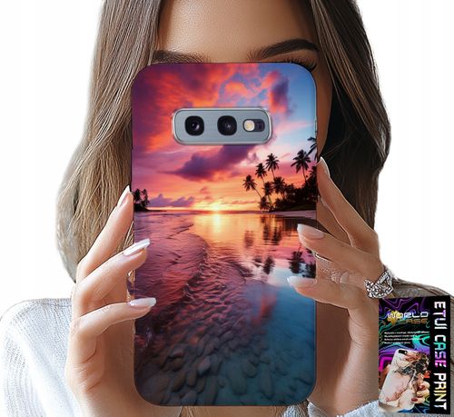 ETUI DO SAMSUNG GALAXY S10E - PLAŻA WAKACJE WYSPA PIĘKNE WIDOKI +FOLIA na Arena.pl