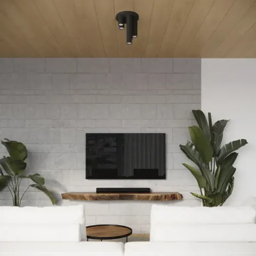 Plafon LAGOS 5P czarny na Arena.pl