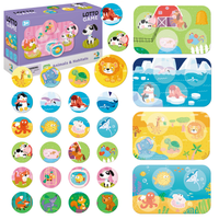 Gra Edukacyjna Bingo - Zwierzęta Zestaw Karty Żetony Świat Zwierząt  300196