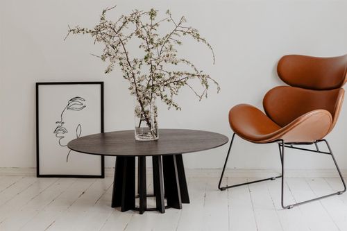 Stolik kawowy TAVLE czarny dąb na Arena.pl