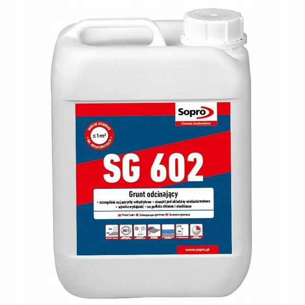 SOPRO SG 602 Grunt odcinający do podłoży gipsowych zdjęcie 1