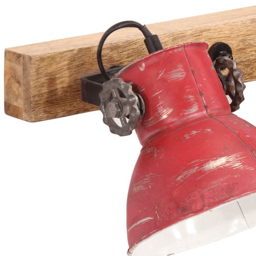 Kinkiet, 25 W, postarzany czerwony, 90x25 cm, E27 na Arena.pl