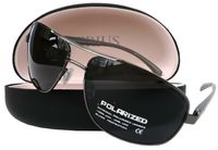 OKULARY MĘSKIE POLARYZACYJNE PILOTKI AVIATOR ETUI