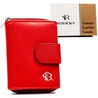 portfel damski skórzany r-dll2-ncd-2718 red