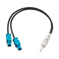 ADAPTER ANTENOWY FORD 2x FAKRA WTYK DIN ISO MONDEO MĘSKIE