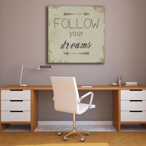 Deco Panel, Follow your dreams 80x80 na Arena.pl