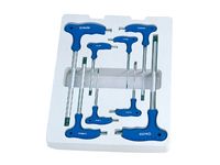 komplet imbusów hex z kulką z uchwytem 'l' 8 sztuk 2-10mm - ky22108mr