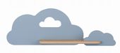 Candellux CLOUD Kinkiet LED 5W Niebieski Drewno 250lm IP20