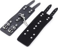 Fetish Fever - Cuffs With Two Buckles - Black