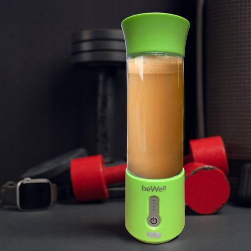 BLENDER KIELICHOWY DO SMOOTHIE I KOKTAJLI RECZNY beWell 500ml BEZPRZEWODOWY na Arena.pl