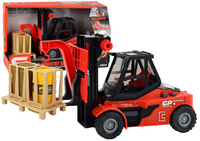 Wózek Widłowy 1:16 Ruchome Widły Dźwięki Światła Czerwony