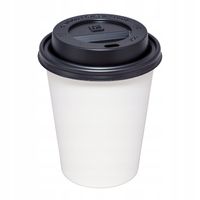 KUBKI PAPIEROWE DO KAWY 300ml 100 sztuk+WIECZKA