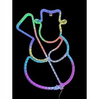 Ozdoba Świąteczna Balwan LED RGB 52cm WIELE EFEKTÓW ŚWIETLNYCH