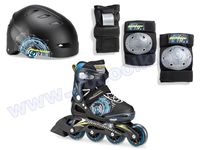 Rolki Bladerunner Phaser Cube Black / Light Blue 2017 32-35