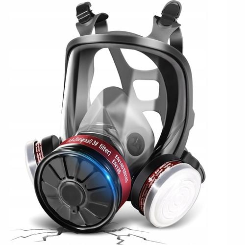 MASKA PRZECIWPYŁOWA + PRZECIWGAZOWA + 2 WKŁADY WĘGLOWE + 10x FILTRY Koanni na Arena.pl