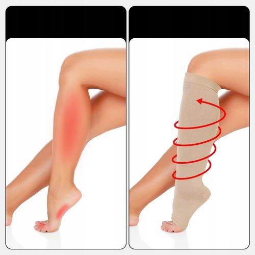 Podkolanówki Przeciwżylakowe uciskowe2 stopień II na żylaki 40-46 2szt na Arena.pl