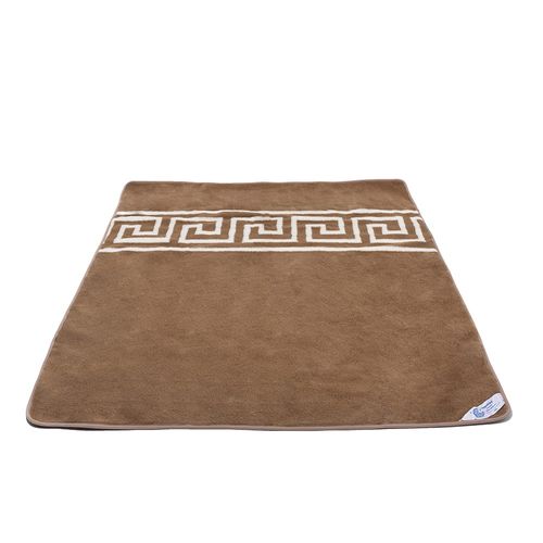 Koc wełniany camel brąz greka 200x200 (+-5cm) na Arena.pl