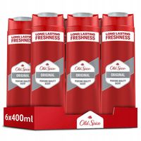 Old Spice Original Żel męski pod prysznic i szampon 3w1, 6 x 400ml