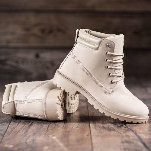 Beżowe Traperki r.36 na Arena.pl