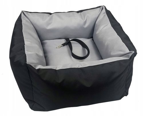 Transporter Samochodowy 55x55 cm Wodoodporny Szary dla Psa Kota na Arena.pl