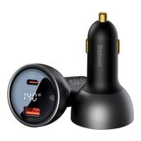 ładowarka samochodowa usb usb-c pd3.1 140w + kabel usb-c 1m czarny